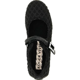Black Polyamide Ballet Flats