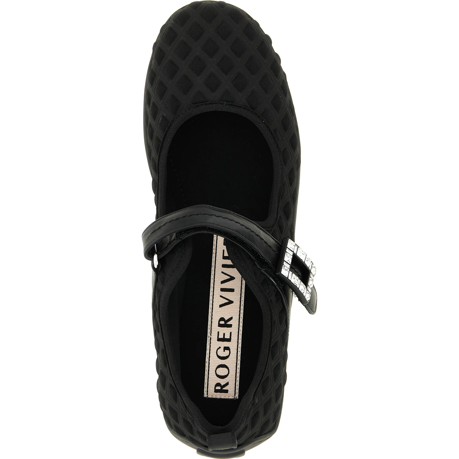 Black Polyamide Ballet Flats