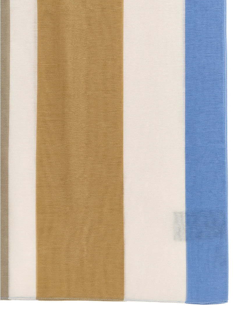 Multicolor Cotton Foulard