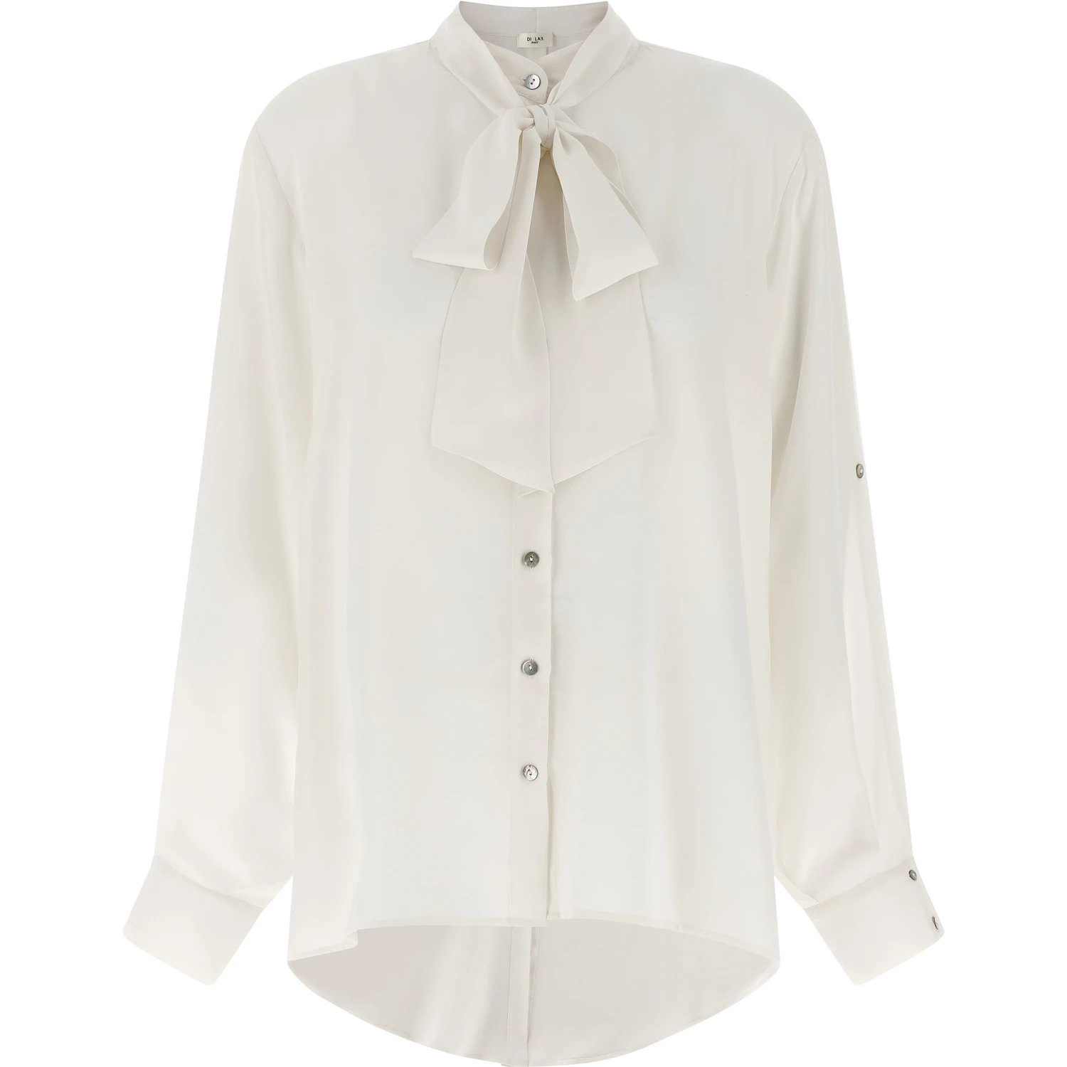 White Silk Blouse
