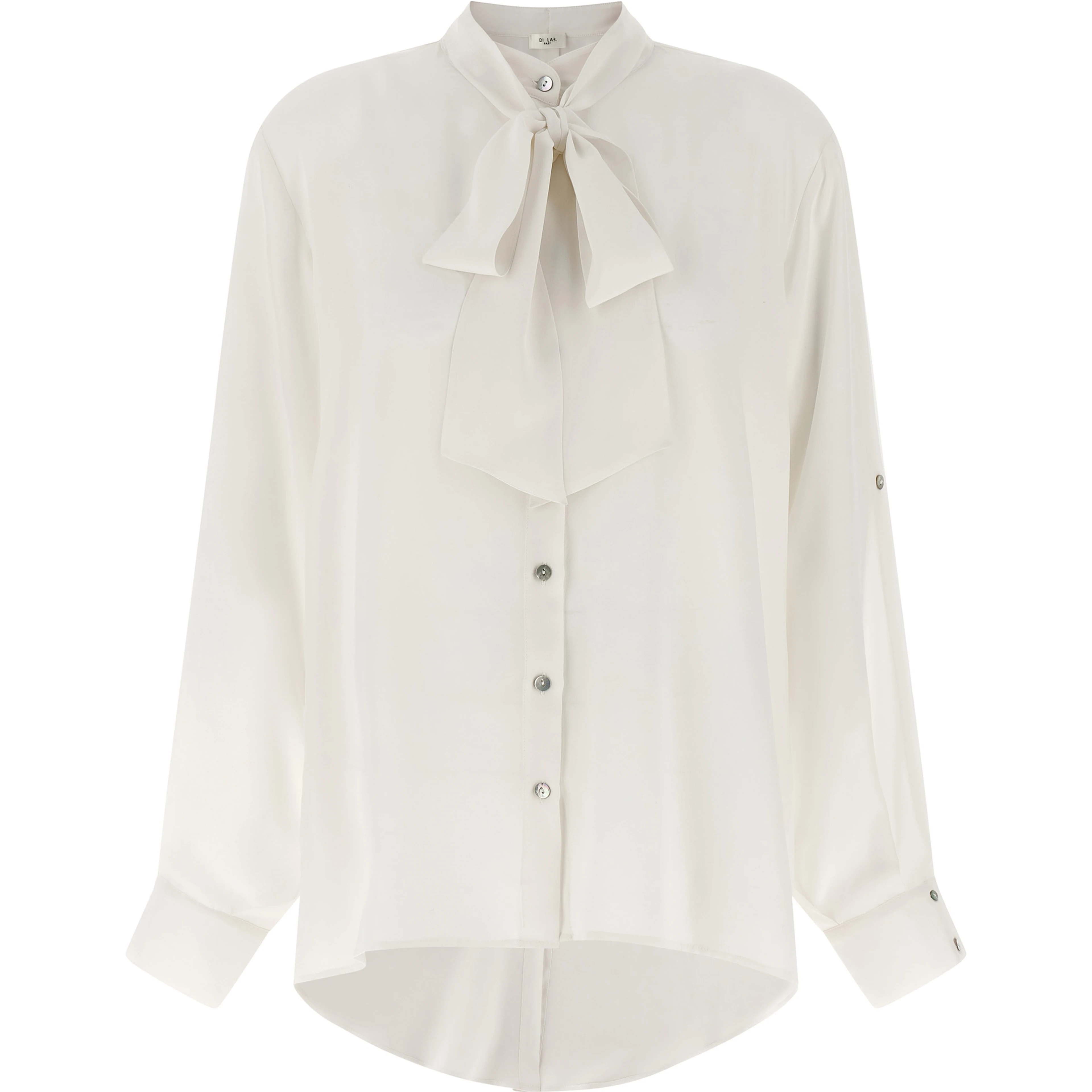 White Silk Blouse