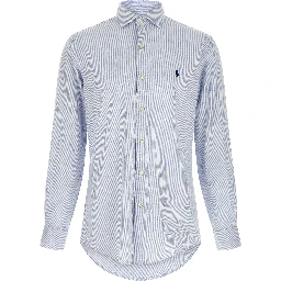 Blue Linen Blouse