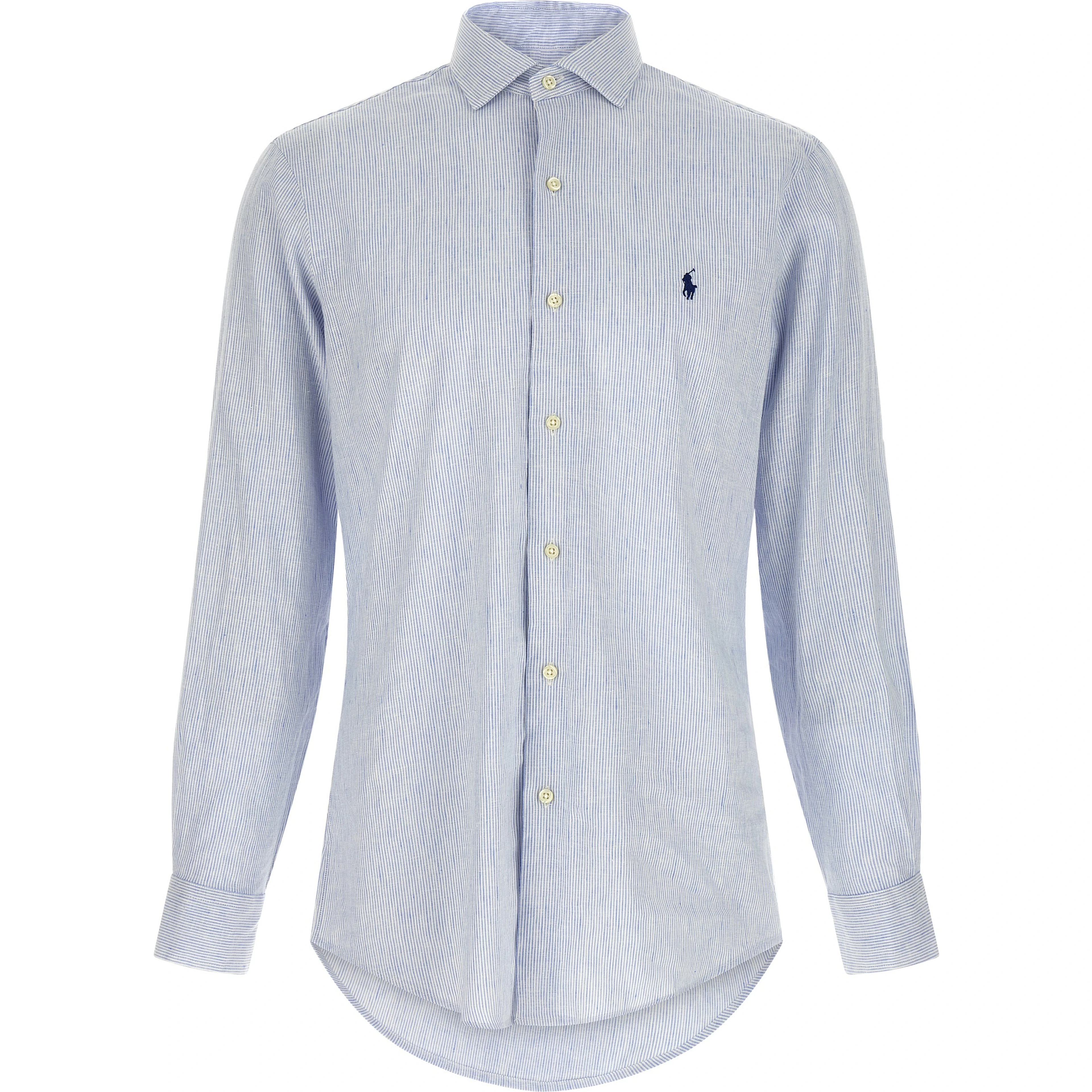 Blue Linen Blouse