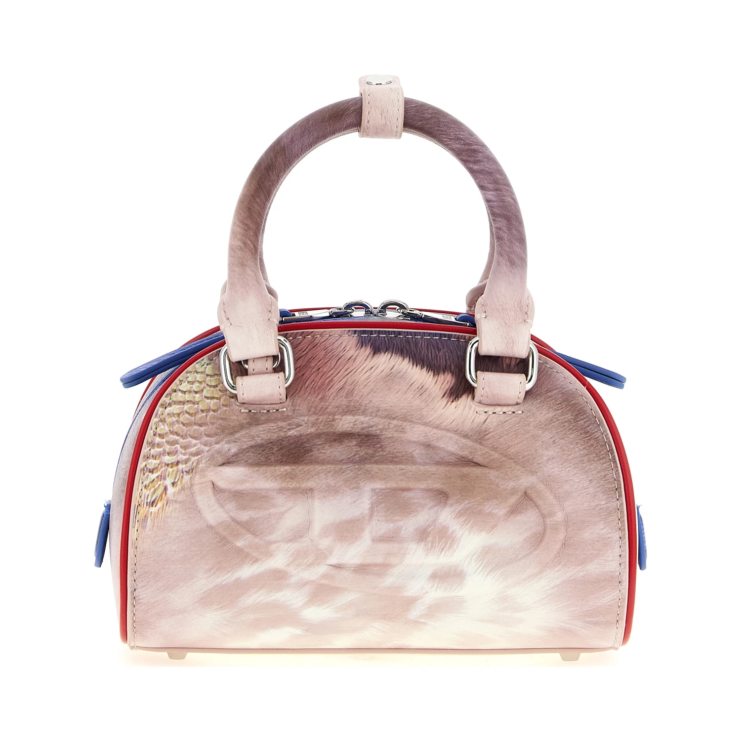 Multicolor Polyethylene Crossbody Bag