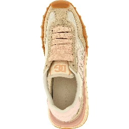 Multicolor Polyamide Athletic Sneakers