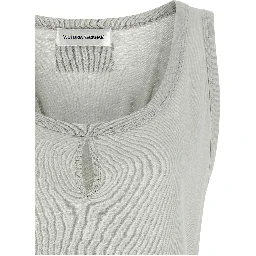 Gray Cotton Tank Tops
