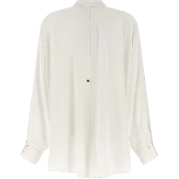 White Silk Blouse