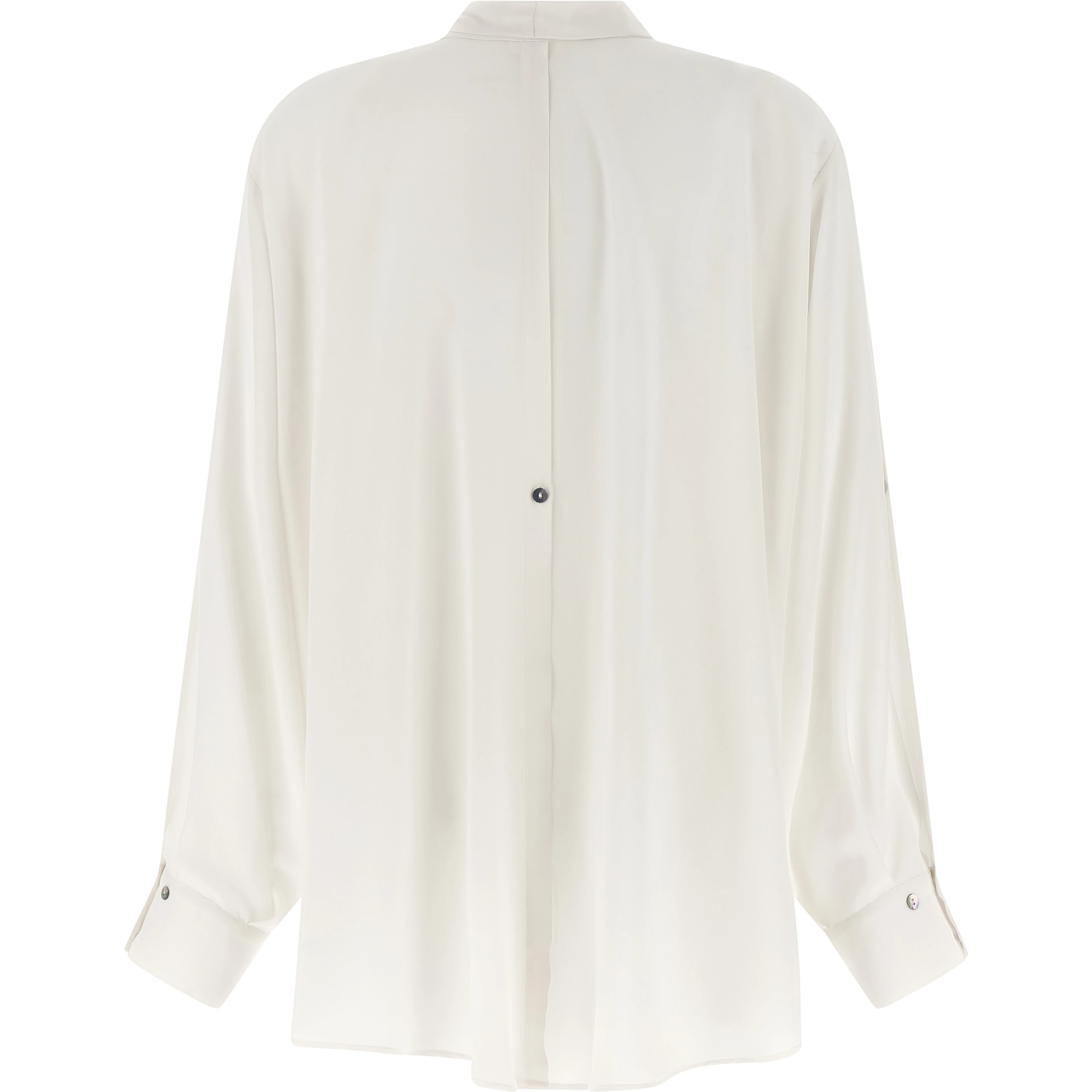 White Silk Blouse