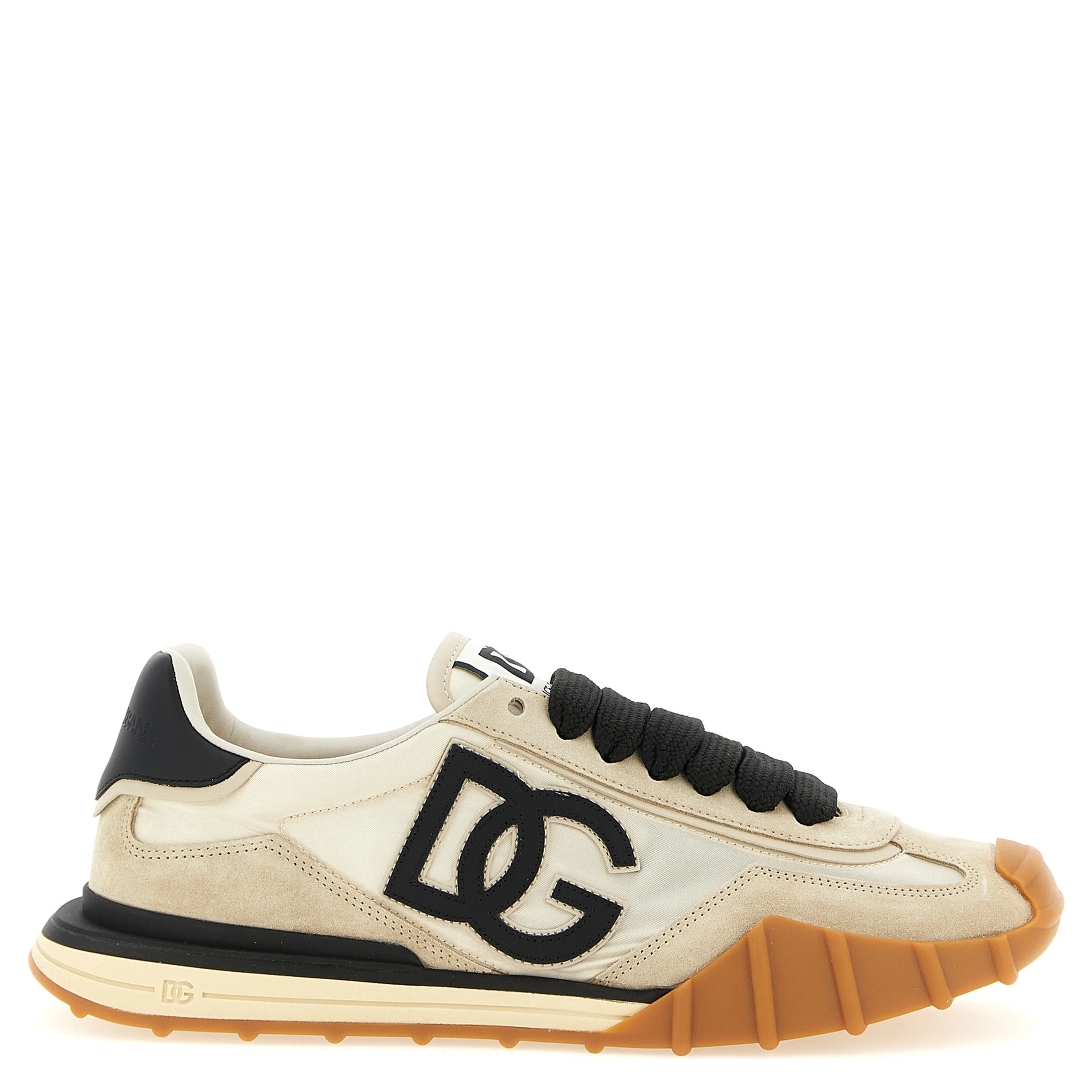 Black Calfskin Athletic Sneakers