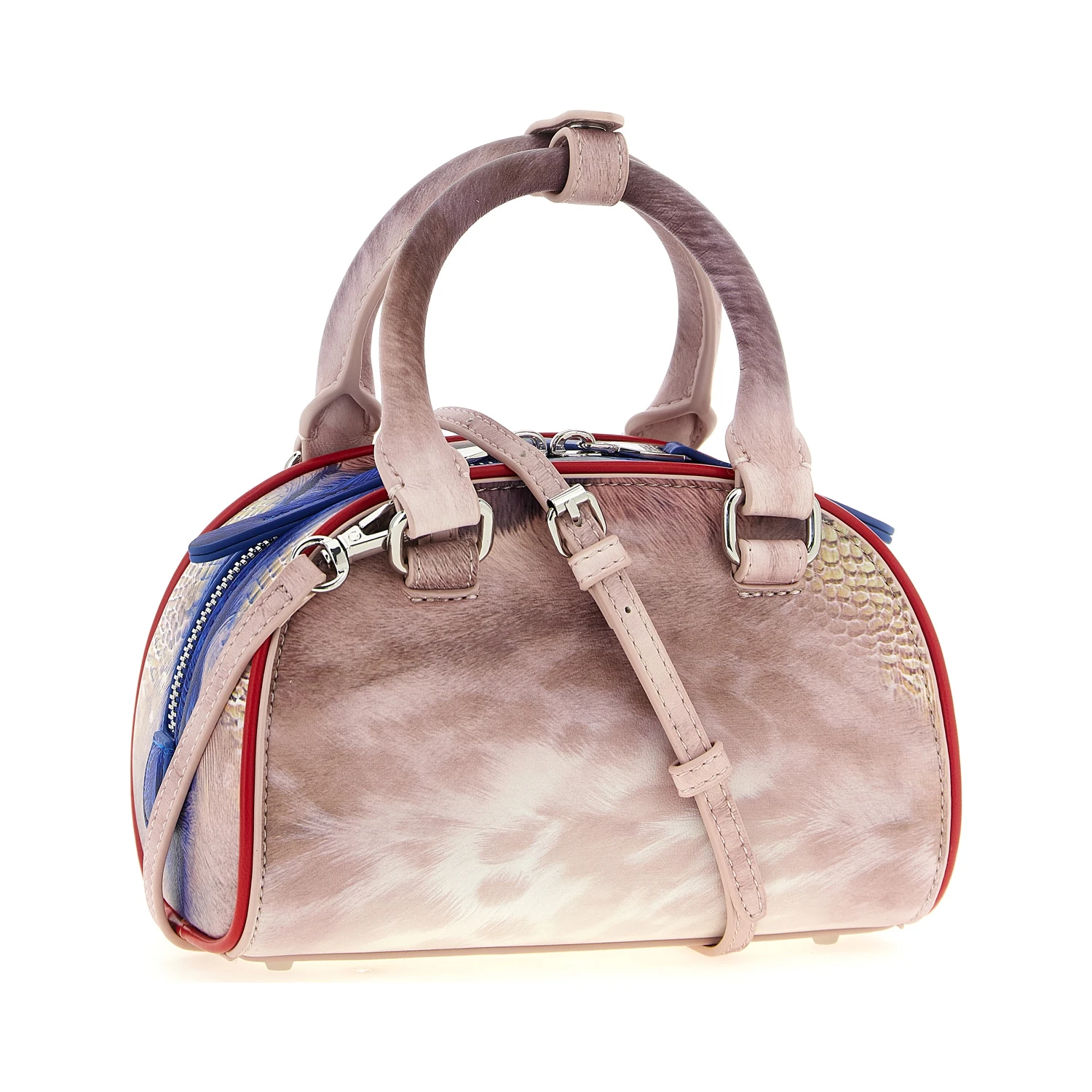 Multicolor Polyethylene Crossbody Bag