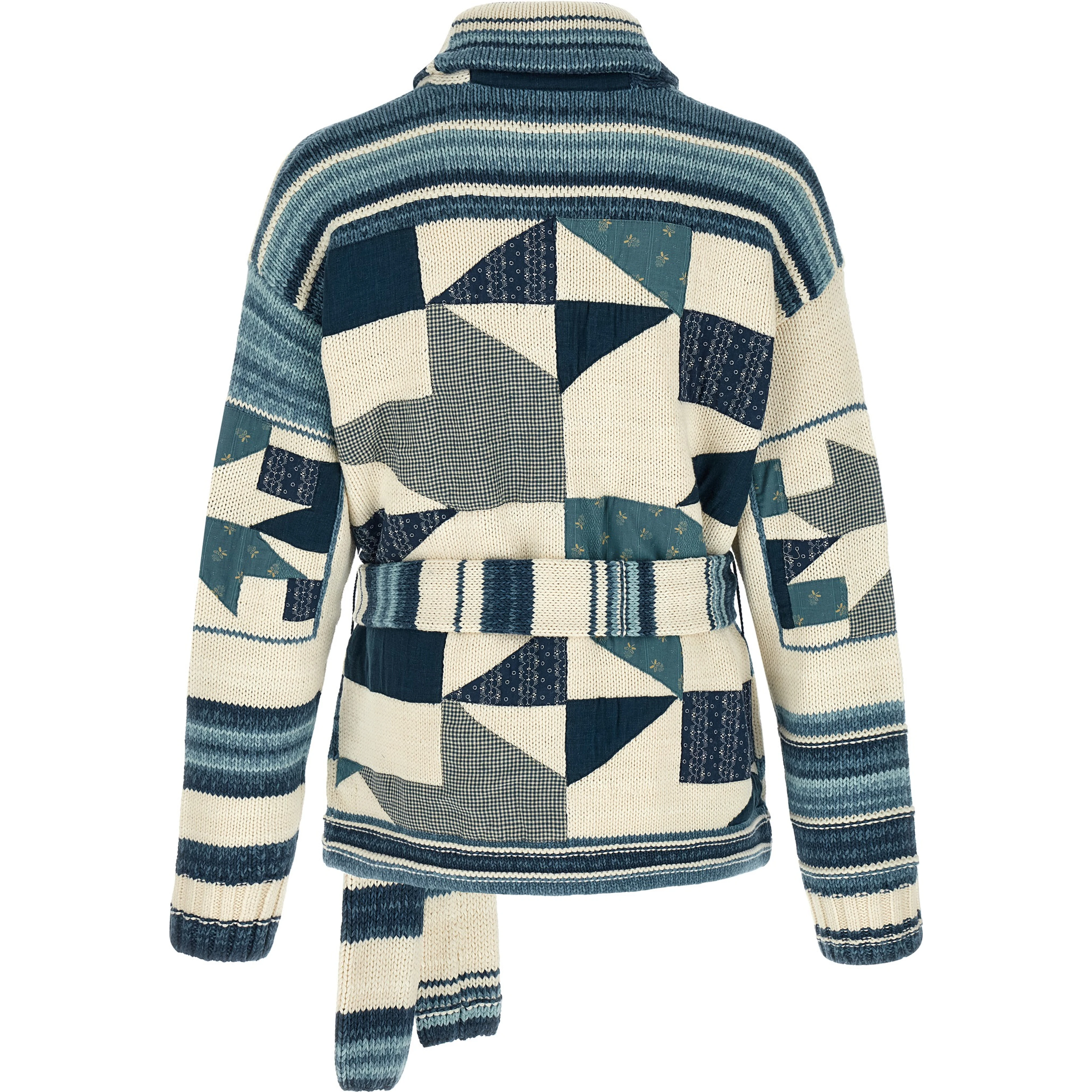 Blue Cotton Cardigan