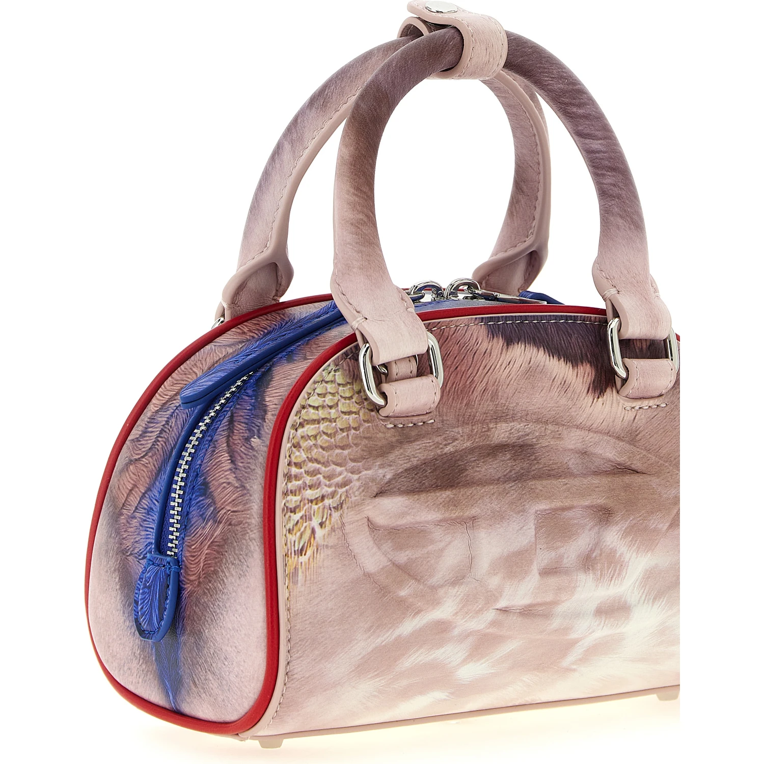 Multicolor Polyethylene Crossbody Bag