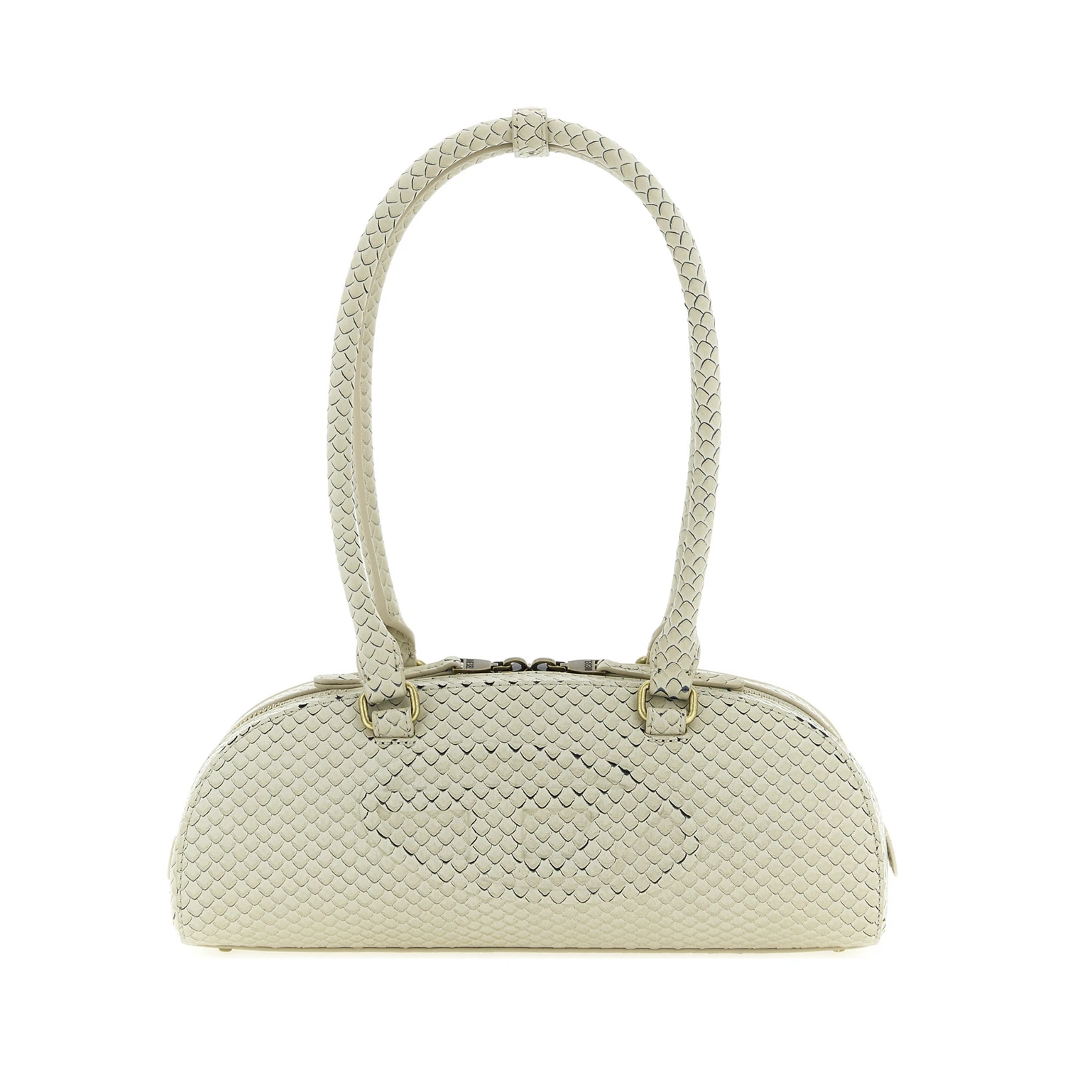 Beige Other Fibres Shoulder Bag