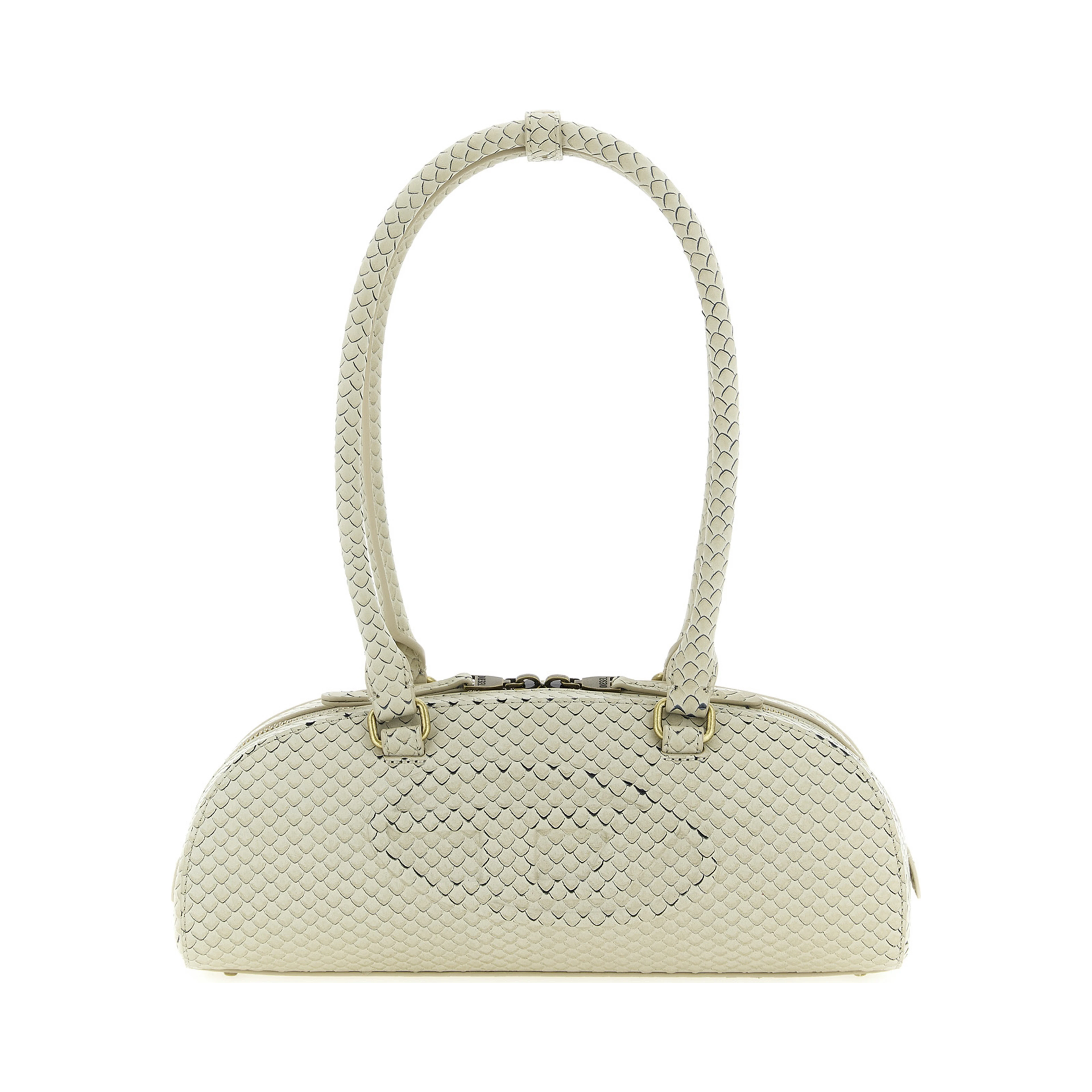 Beige Other Fibres Shoulder Bag