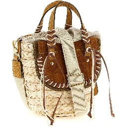Beige Pantograph Handbag