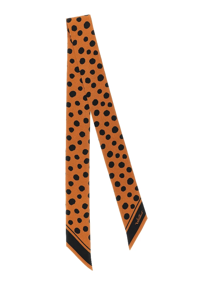 Brown Silk Foulard