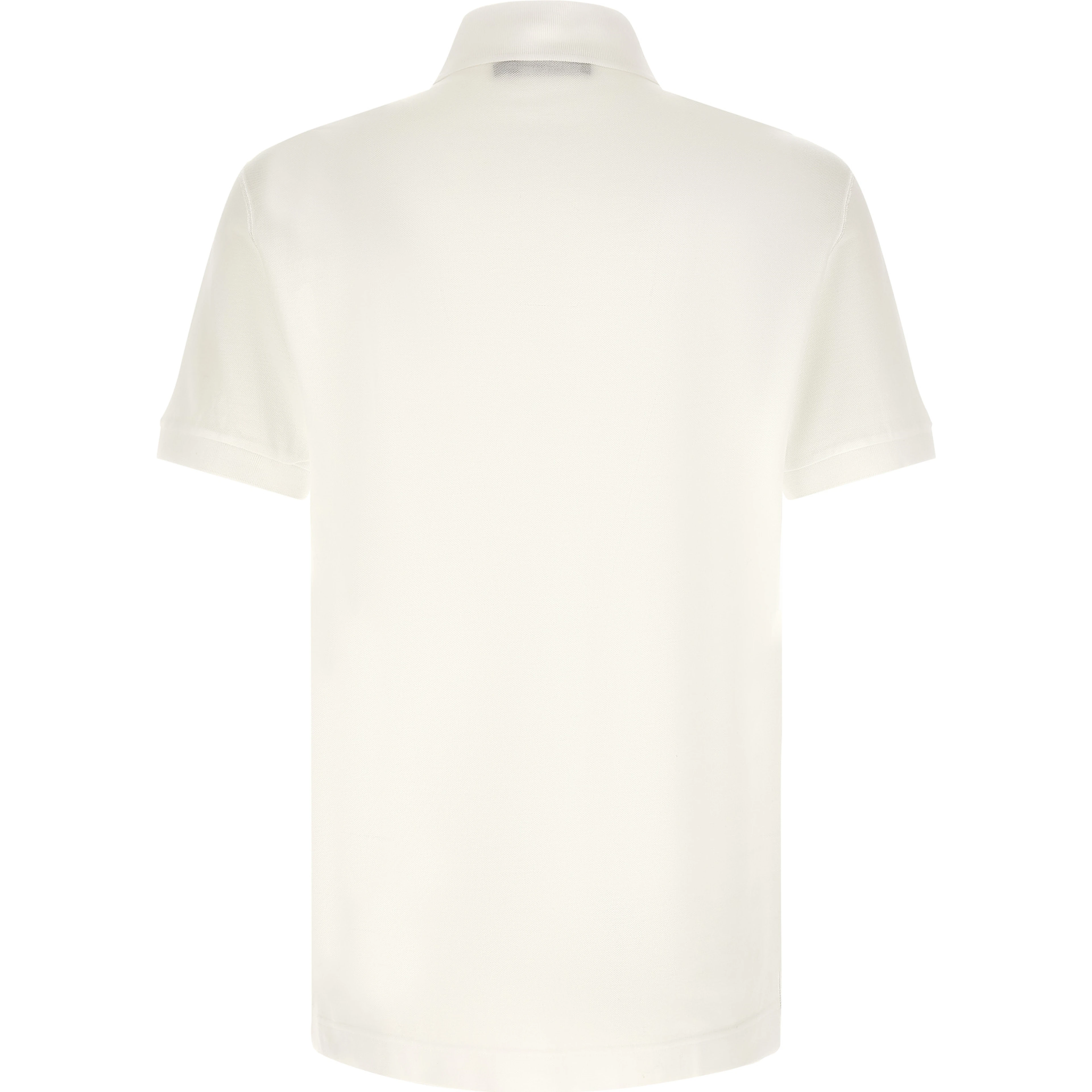 White Cotton Polo Shirt