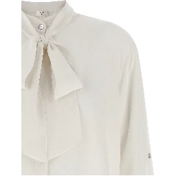 White Silk Blouse
