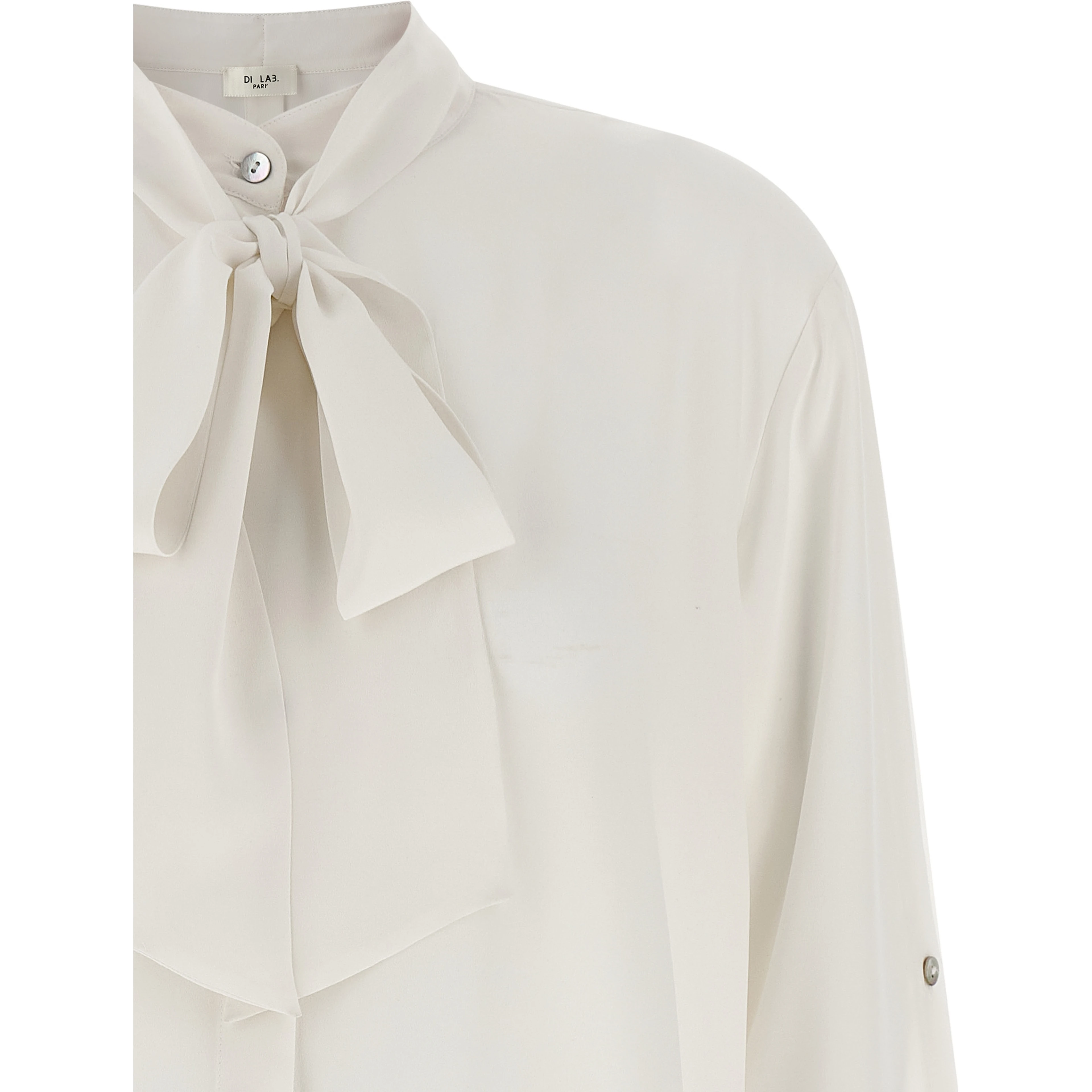 White Silk Blouse