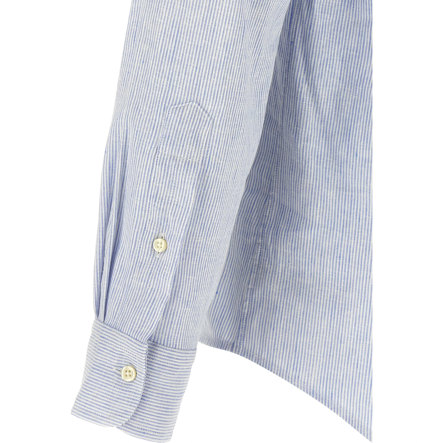 Blue Linen Blouse