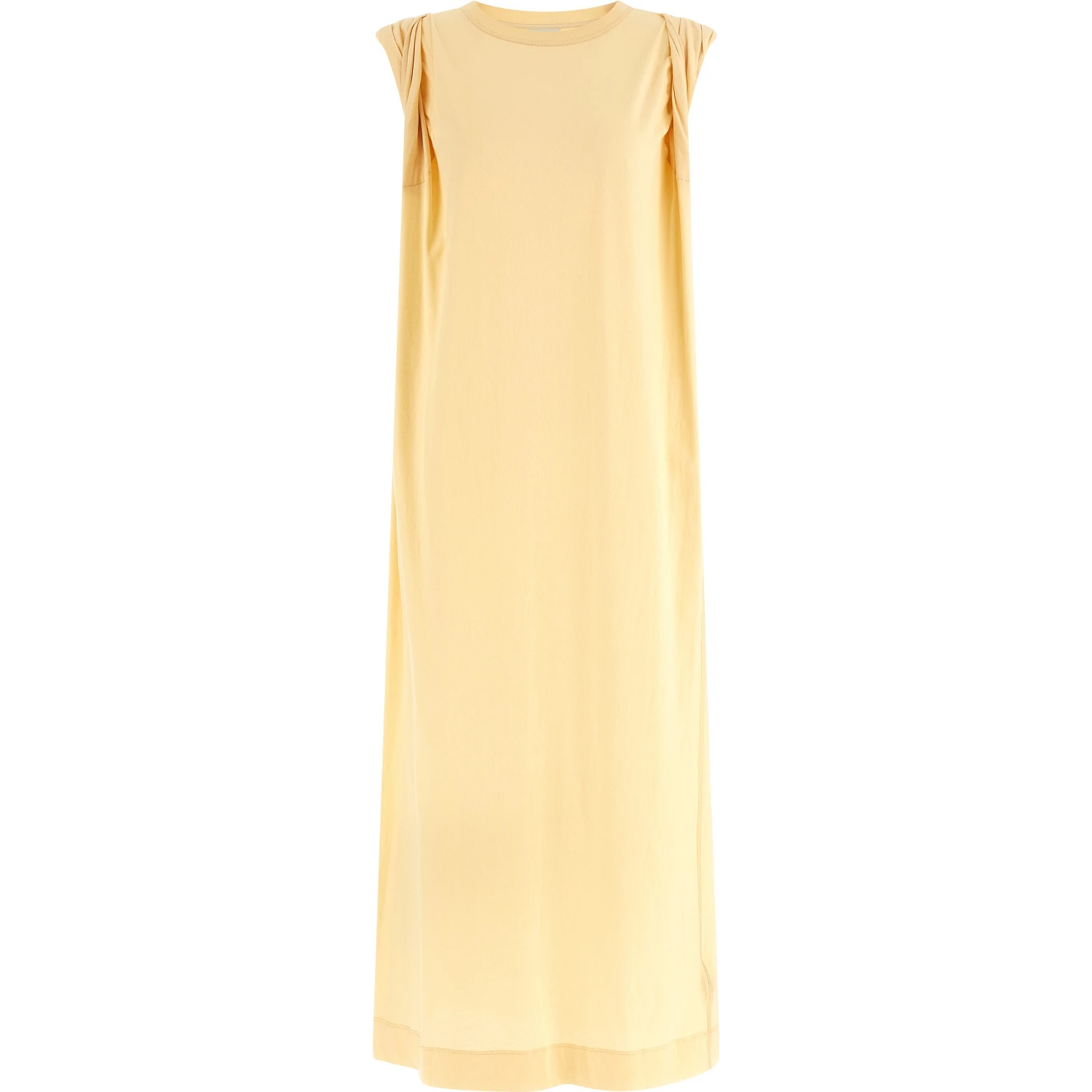 Bicolor Cotton Long Dress