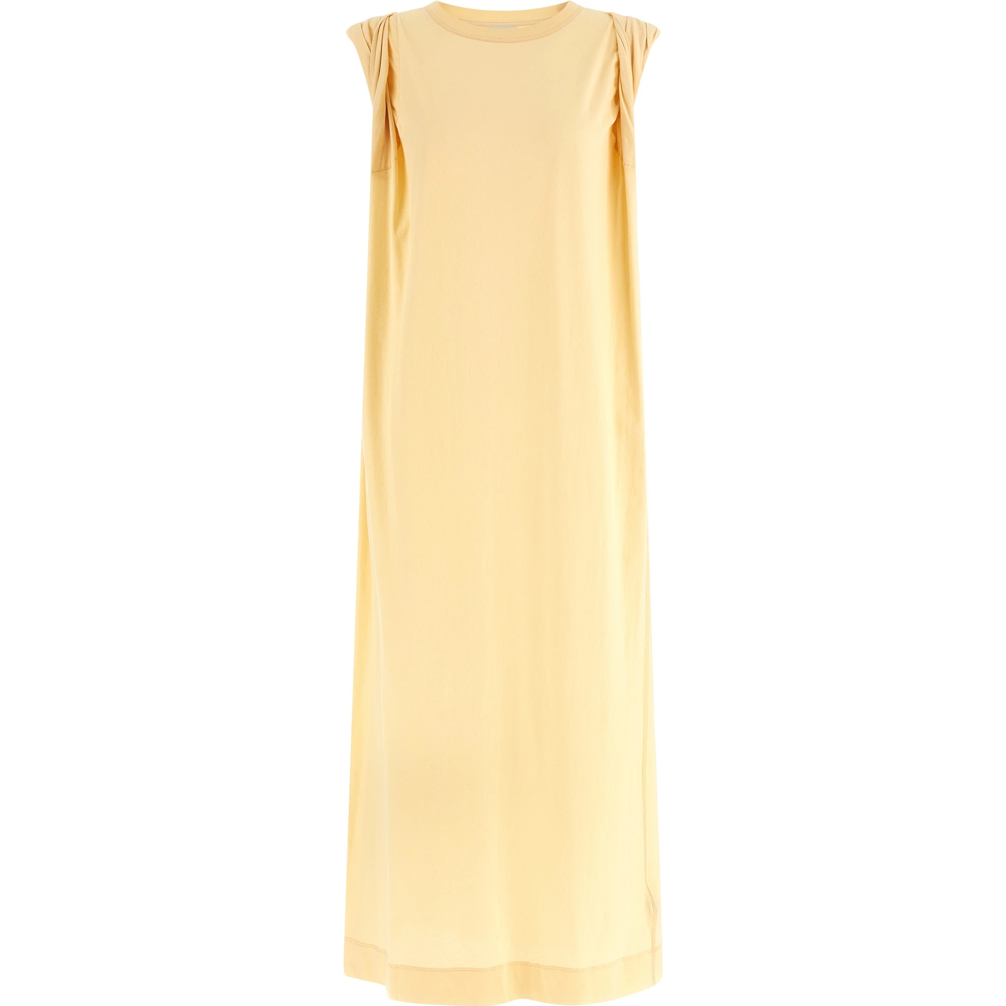 Bicolor Cotton Long Dress