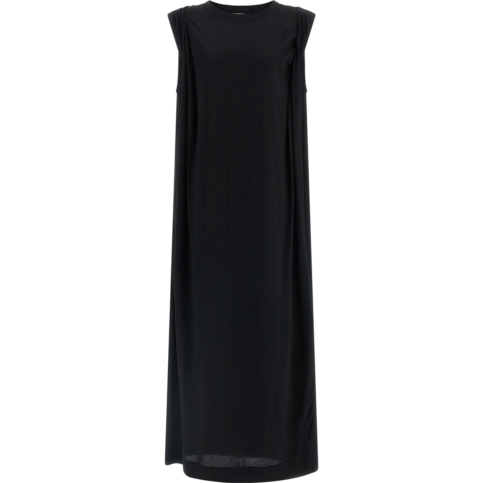 Black Cotton Long Dress