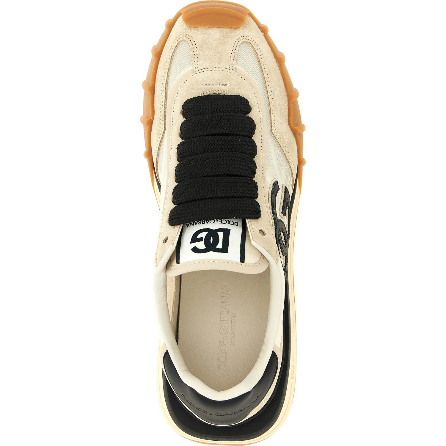 Black Calfskin Athletic Sneakers