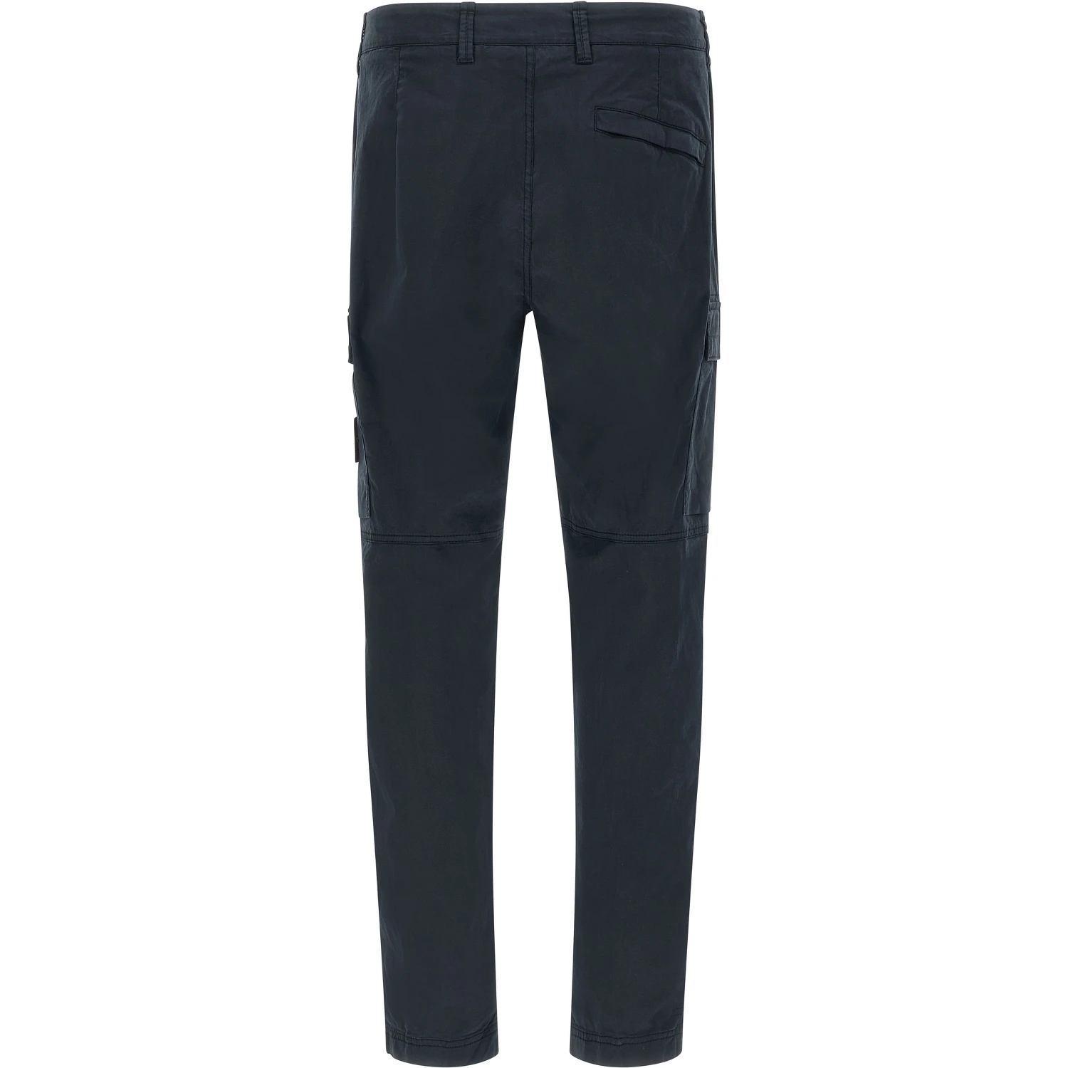 Blue Cotton Cargo Pants