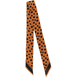 Brown Silk Foulard