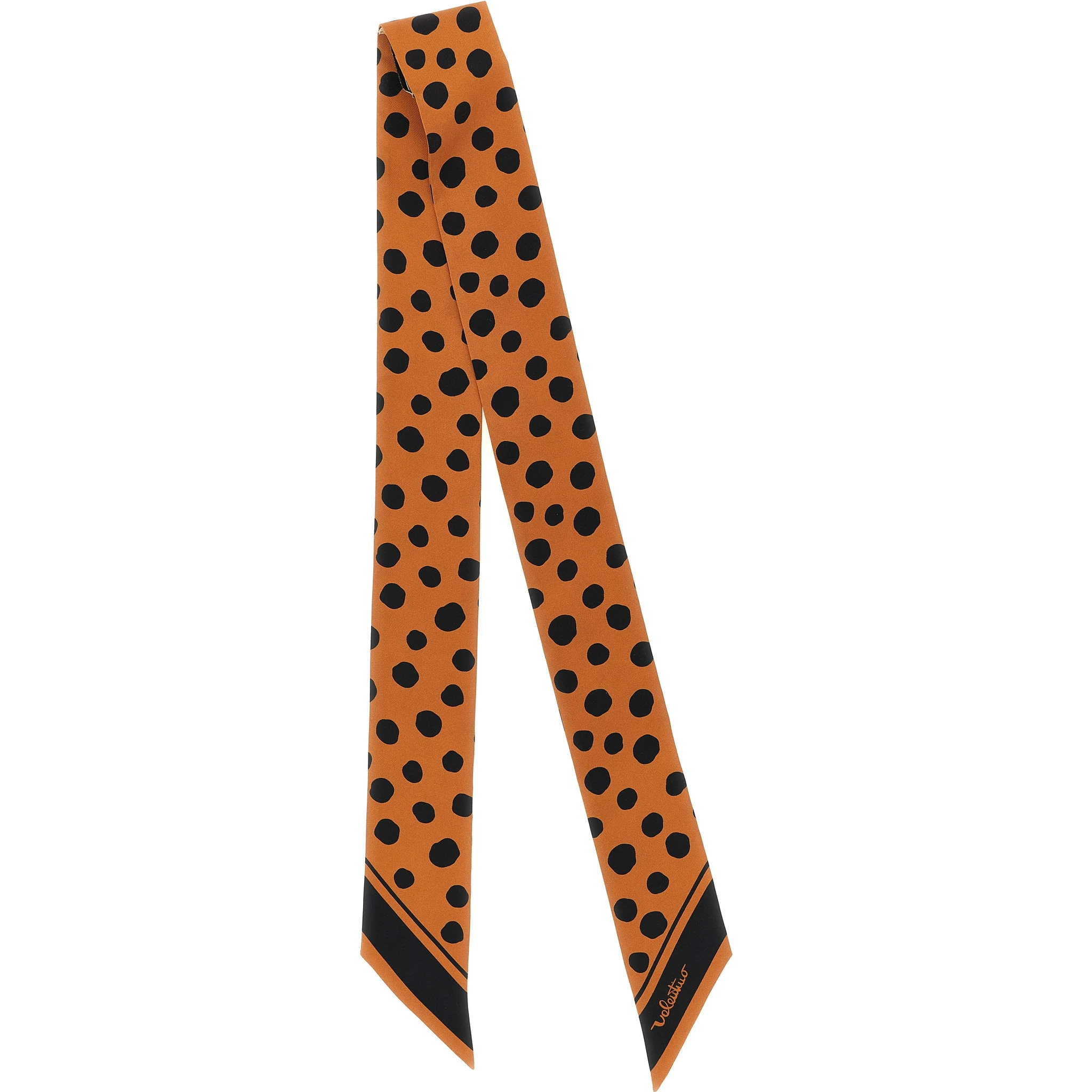 Brown Silk Foulard