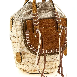 Beige Pantograph Handbag