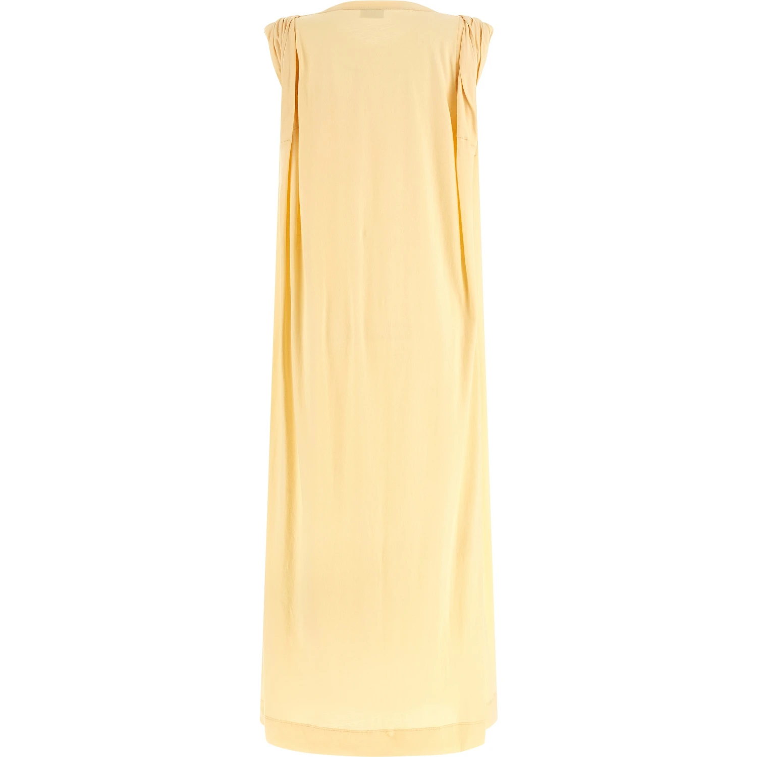 Bicolor Cotton Long Dress