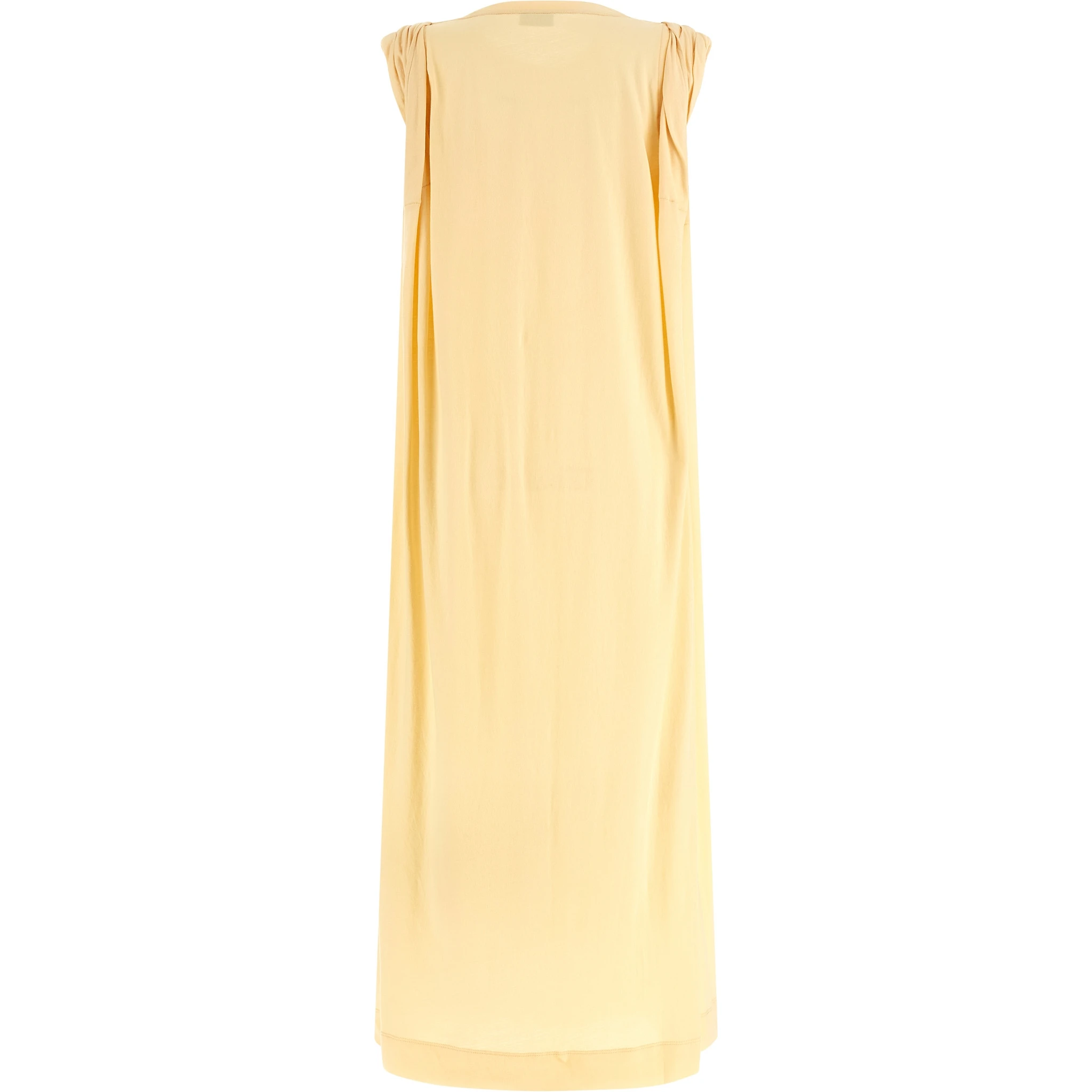 Bicolor Cotton Long Dress