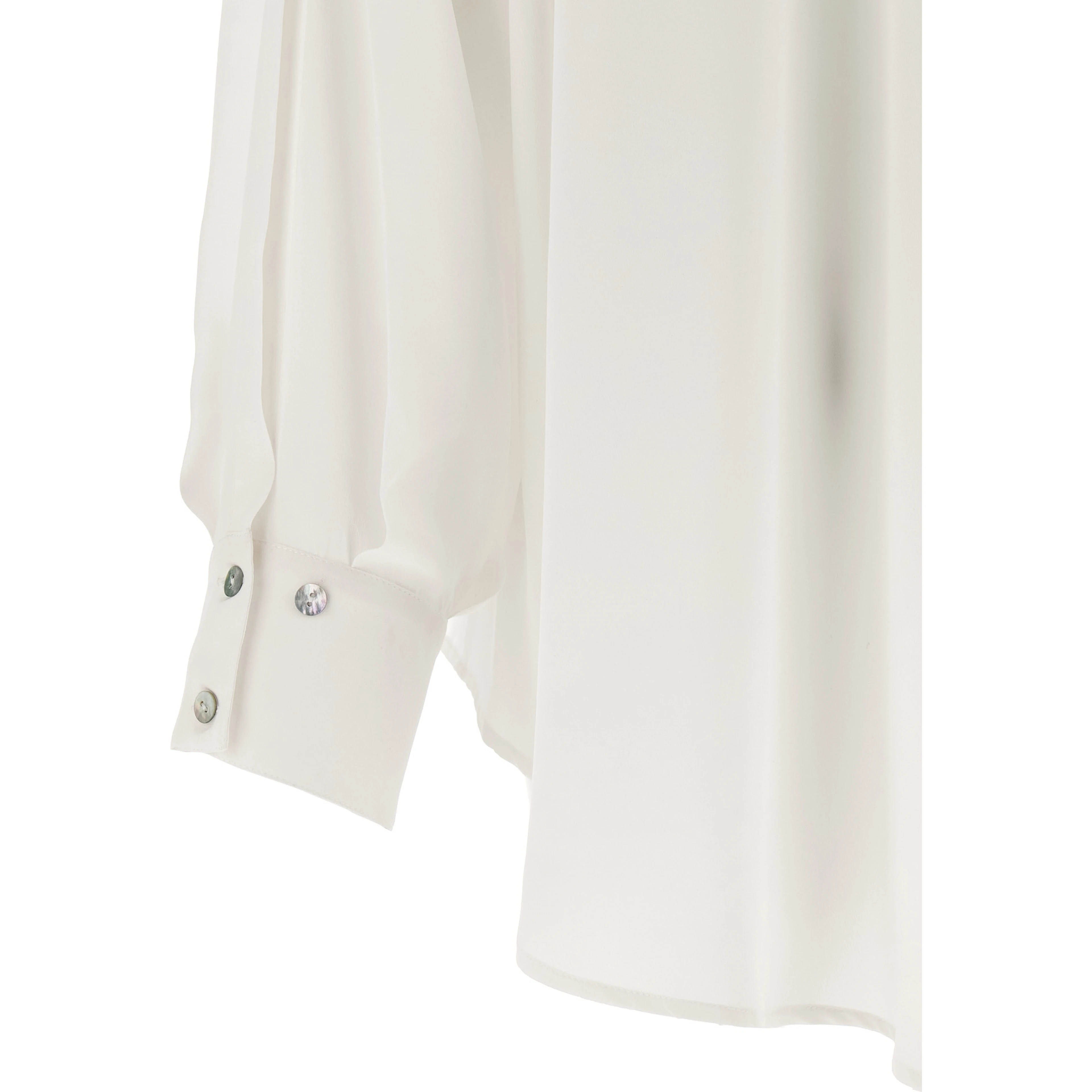 White Silk Blouse