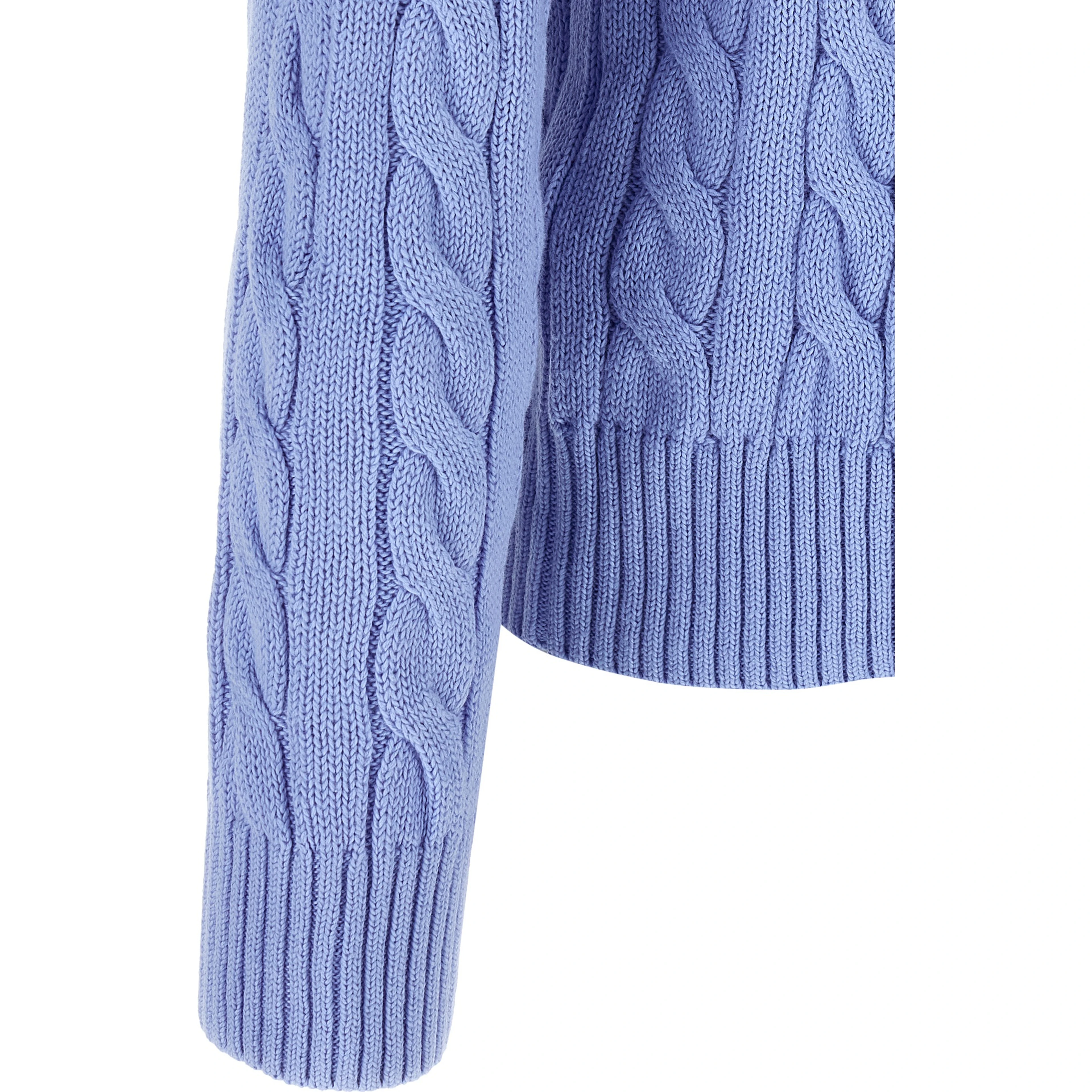 Blue Cotton Cardigan