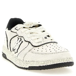 Bicolor Bovine Leather Low Top Sneakers