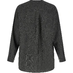 Gray Linen Blouse