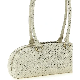 Beige Other Fibres Shoulder Bag