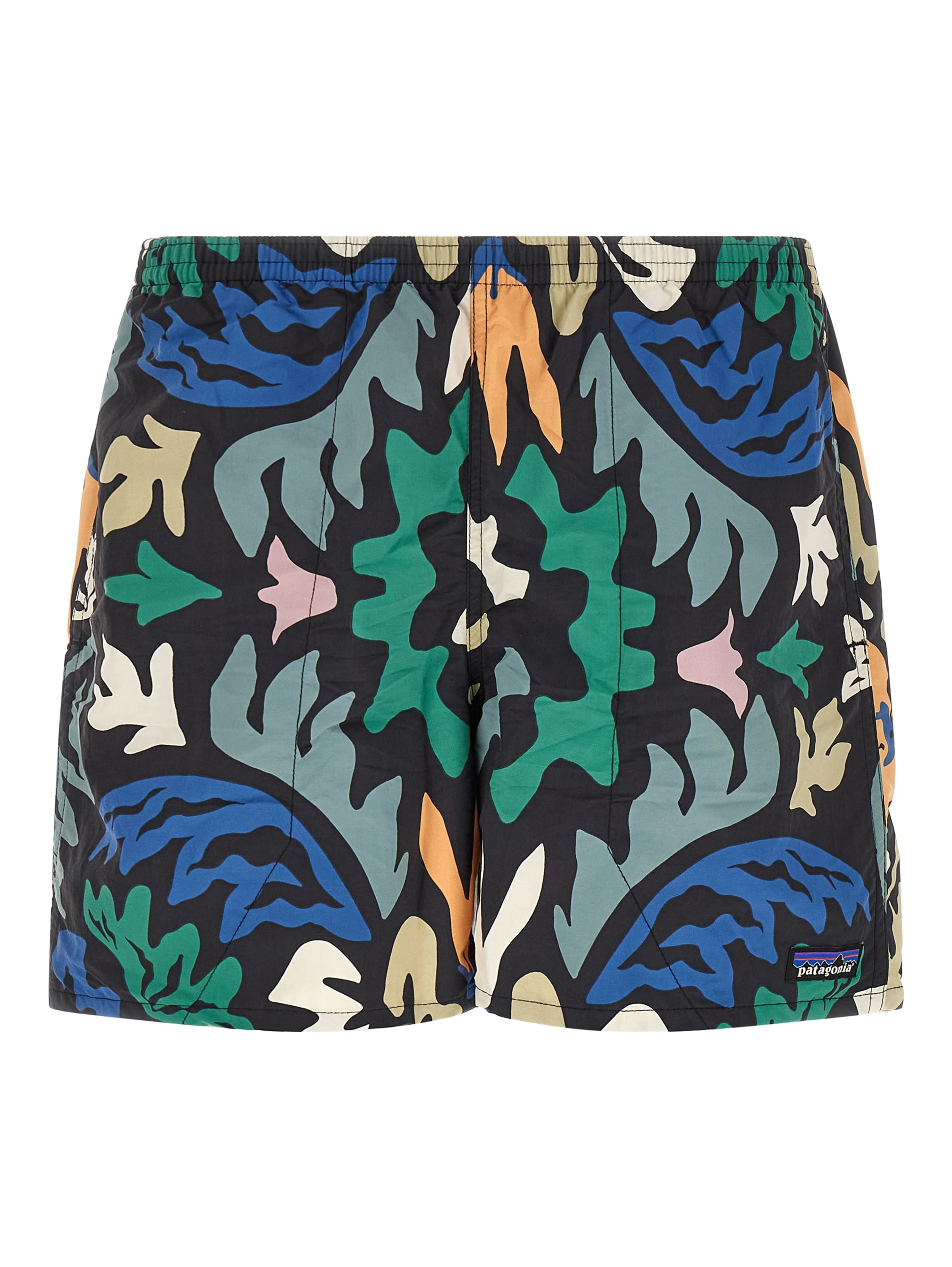 Multicolor Polyester Swim Shorts