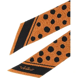 Brown Silk Foulard