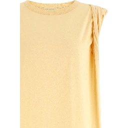 Bicolor Cotton Long Dress