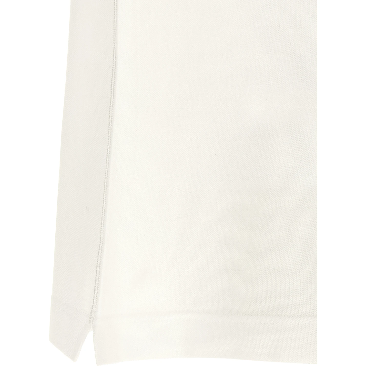 White Cotton Polo Shirt