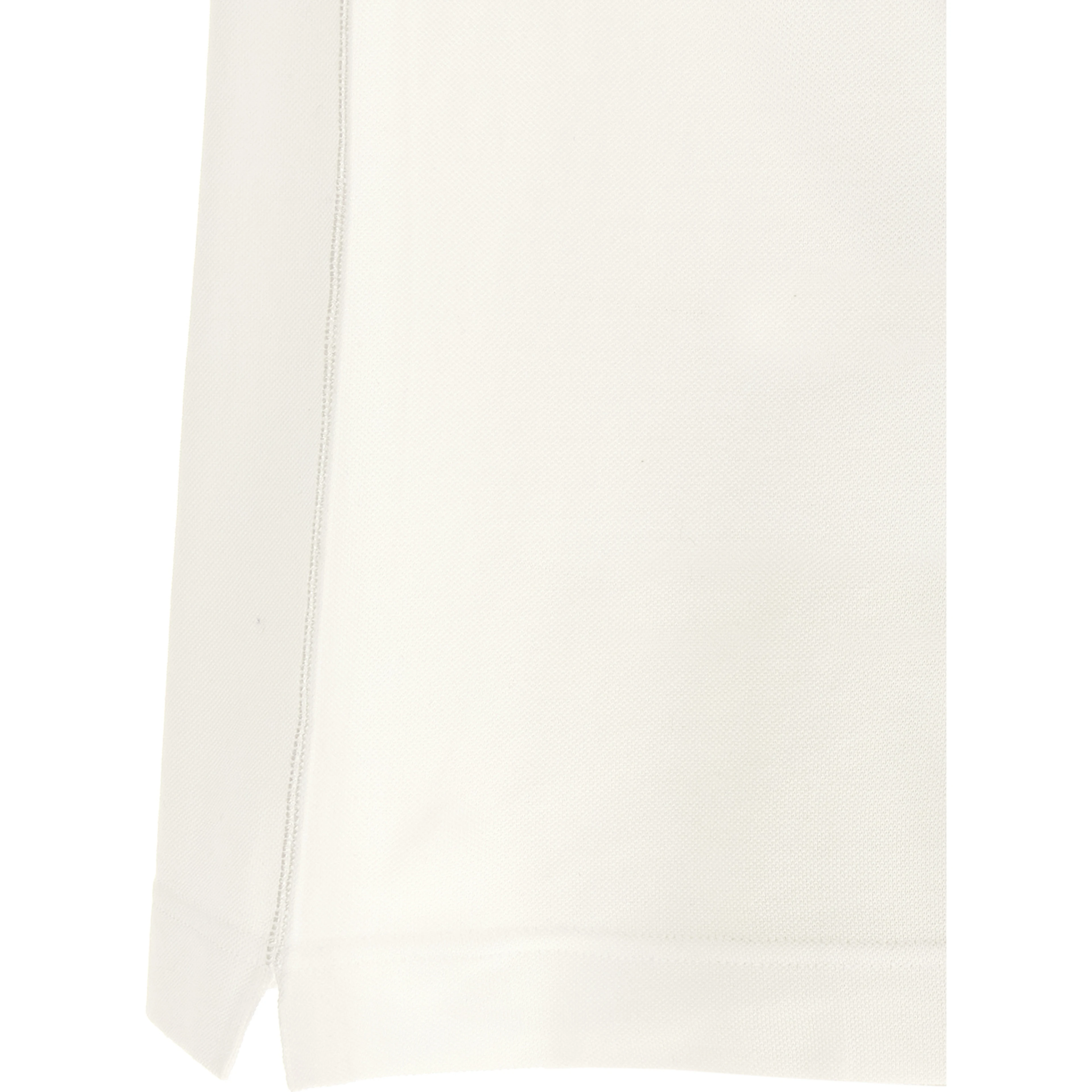 White Cotton Polo Shirt