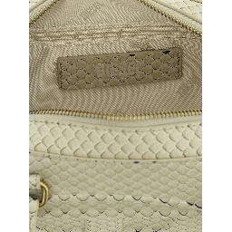 Beige Other Fibres Shoulder Bag