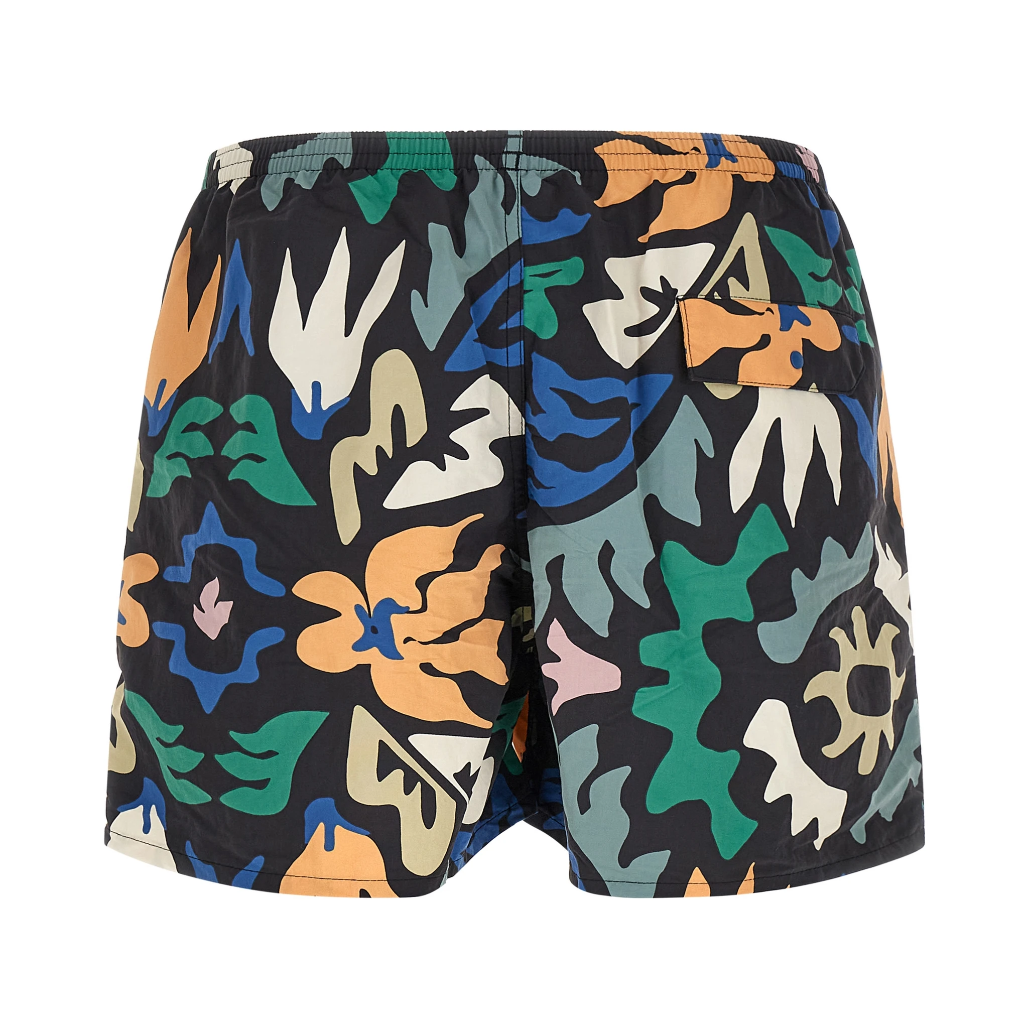 Multicolor Polyester Swim Shorts