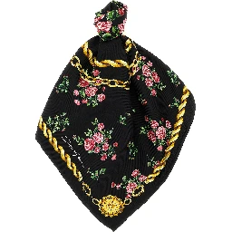 Black Silk Scarf