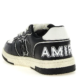 Bicolor Bovine Leather Low Top Sneakers