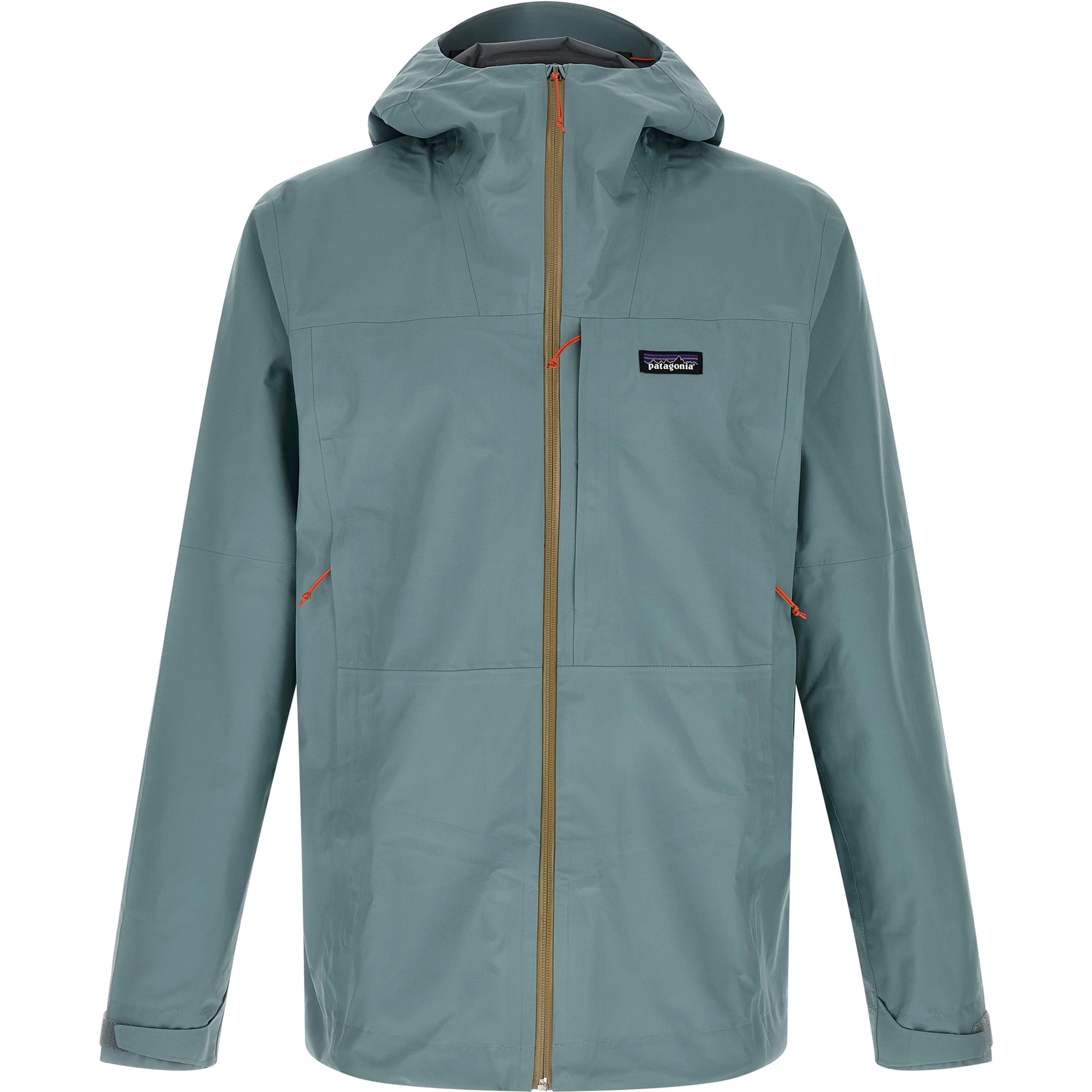 Blue Polyester Shell Jacket