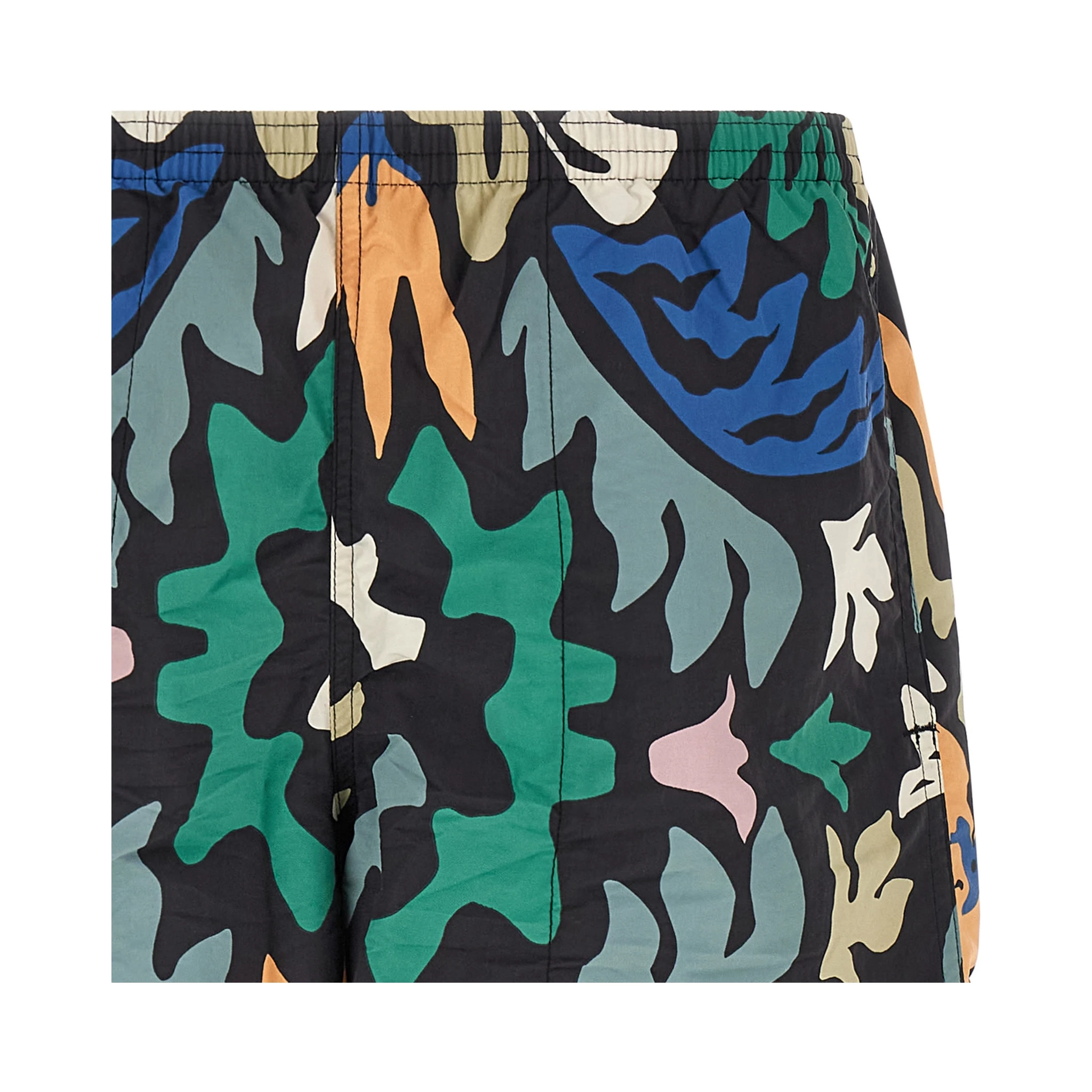 Multicolor Polyester Swim Shorts
